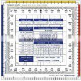 Kearing High Quality Flexible Plastic Square Protractor Naviation Plotters for Pilots # KPP-8 thumbnail-5