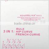 Kearing Brand Hip Curve 3 in 1 Ruler Armhole&hip Curve Ruler,fashion Design Ruler#6503 thumbnail-3