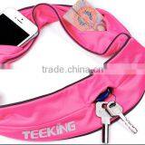 Custom High Quality Fitness Running Belt Comfortable Spandex Waist Belt With a Key Hook thumbnail-5