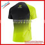 Kroad Wholesale 100% Polyester Coolmax Breathable Sublimation Custom Dry Fit Running t Shirts thumbnail-4