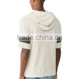 Mens French Terry Short Sleeve Hoodie thumbnail-4