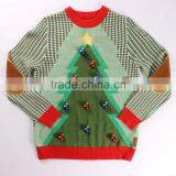 Christmas Tree Design for Unisex Oem Knitting Sweater Wholesale Ugly Christmas Sweaters thumbnail-2
