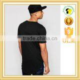 Wholesale Blank t Shirts Bamboo t Shirts Curved Hem in Bulk thumbnail-2