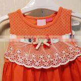 Hot Sale Children Girls Dress Set Knitted Summer 2Pcs Dress Set thumbnail-2