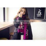 Autumn and Winter Latest Design British Flag Design Knit With Pocket Couple Knit Scarf thumbnail-5