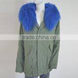 Myfur Customized Lamb Fur Hooded and Lined Winter Parka Jackets for Adults thumbnail-2