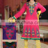 Yellow Latest Kurti Designs for Girls for Stitching 2015 thumbnail-4