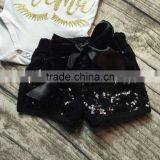 Baby Clothing Sets Infant Baby Girls Boutique Clothing Sets Toddler Baby Outfits Got it From my Mama Romper Black Glitter Shorts thumbnail-5