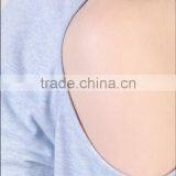 Womens Cold Shoulder Custom Cotton Tee Shirts thumbnail-4