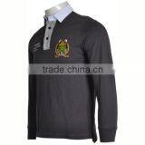 OEM Student School Uniform Manufactuers Long Sleeve Polo Shirt For Autumn Wearing thumbnail-2