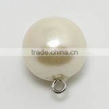 Wholesale Cheap 8mm-18mm White Clothing Plastic Rhinestone Fashion Pearl Button For Sweater thumbnail-6