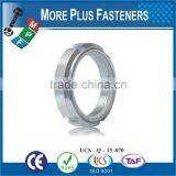 Made in Taiwan Hook Spanner Metric Fine Nylon Insert Round Type Black Phosphate Slotted Steel Round Spanner Nut thumbnail-4