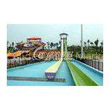 High Speed Fiberglass Body Water Slide for Commercial Spray Park Equipment , Customized thumbnail-1