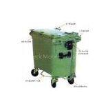 Green Four-Gear Mobile Garbage Bin