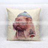 Mr Animals Cushhion Cover Linen Pillow thumbnail-6