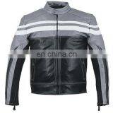 HMB-0412B LEATHER MOTORBIKE JACKETS MOTORCYCLE BIKER COATS