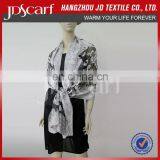 Super Quality Burnout Flower Pattern Silky Viscose Shawl Scarf thumbnail-5