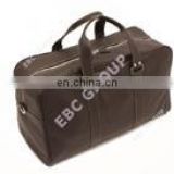 EBC Lelany black PU leather tote bags with belt infront