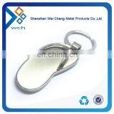OEM Promotioncustom Metal Slippers Shape Keychain