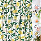 Fashion Printing Shower Curtain Green Extra Long thumbnail-4