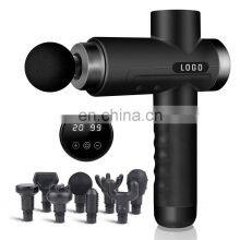 Logo Therapy Adjustable Usb Booster Fascial Deep Tissue Heated Massage Gun thumbnail-1