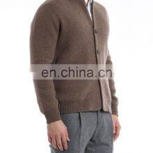 Men Winter Thick Knitted Wool Cashmere Cardigan thumbnail-2