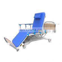 Hospital Patient Adjust Backrest Blood Donor Treatment Electric Hemodialysis Dialysis Chair Bed thumbnail-1
