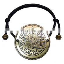 String Bracelet 'Suzdal Griffin'. Embossing. Black T01.321.02.03 High Quality Wholesale Bracelets thumbnail-1