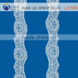 Cotton material chemical lace trim for women garments LZ-7055