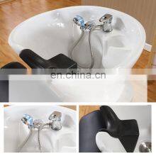 Shampoo Bed Barber Shop Special Shampoo Bed Deep Ceramic Basin Half Lying Flush Bed thumbnail-5