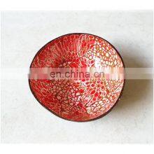 Hot Sale 100% Natural High Quality Coconut Bowl Wholesale in Bulk Shell Inlay Salad Bowl Made in Vietnam thumbnail-5