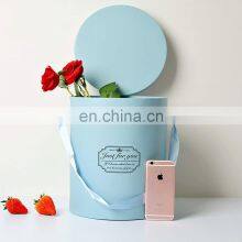 Paper Flower Box Round Cardboard Flower Box for Rose Flower Packaging thumbnail-4