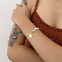S925 Sterling Silver Asymmetrical Pearl Bracelet thumbnail-3