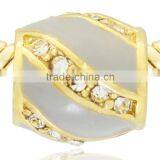 Enameled Easter Faberge Egg Bead for European Charms Bracelet thumbnail-4