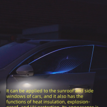 Luminous Car Window Film, Car Glass Film thumbnail-2