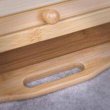 Bamboo Made Bread Box Food Home/Store Storage Box thumbnail-4