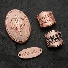 Quality Customized Metal Logo With Smooth Surface Treatment and 3D Artwork for Cloth, Jewelry, Glass Bottles Etc. thumbnail-3