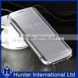 Clear Hard Cover Wallet Case For Samsung S6 thumbnail-1