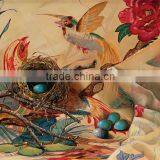 Animal Series Abstract Oil Painting Printed on Canvas Bird For Bedroom HD Pattern thumbnail-1