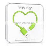Happy Plug Design Micro USB Data Chargeer Male for Samsung thumbnail-3