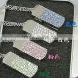 2014 popular girly Jewelry usb drive with chain, Fashionable Jewelry pendrive1gb to 64gb, wholesale price usb stick