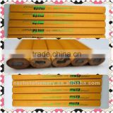 7inch HB yellow wide ellieptic wooden Capenter pencil with customer logo