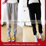 wholesale custom high quality sweat pants, 100 cotton pants, sport pants