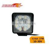 High Quality 27w Auto Led Work Light for Motorcycle off Road