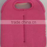 OEM Neoprene Double Wine Bottles Sleeve Holder thumbnail-2