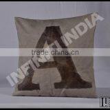 Vintage Decorative Canvas Cushion, Vintage Cushion thumbnail-1