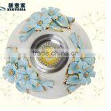 European Ceramic Ceiling Downlight Led Spotlights Small Chrysanthemum Alice thumbnail-2
