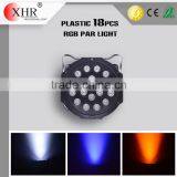 LED 18 1W RGB PAR DMX512 DJ Par LED Light Stage Lighting Party Club Bar