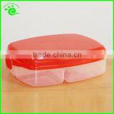 ~ FDA Safe 3-compartment plastic bentolunch box / Food container for kid