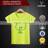 High Quality Fresh Green Woman's 3d Printed for Design T-shirt